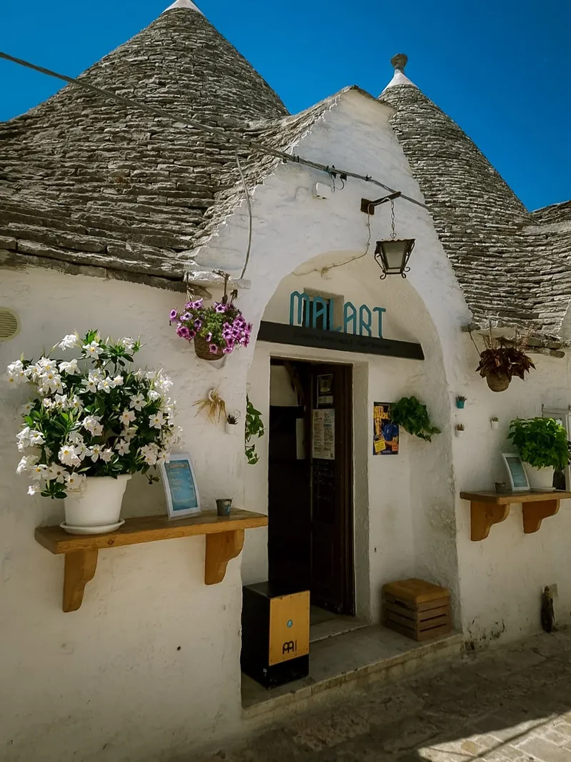 Flowers at the Trullo Door