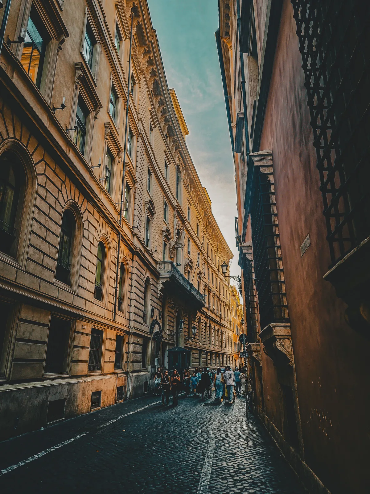 Golden Hour Alley — Rome — Italy
