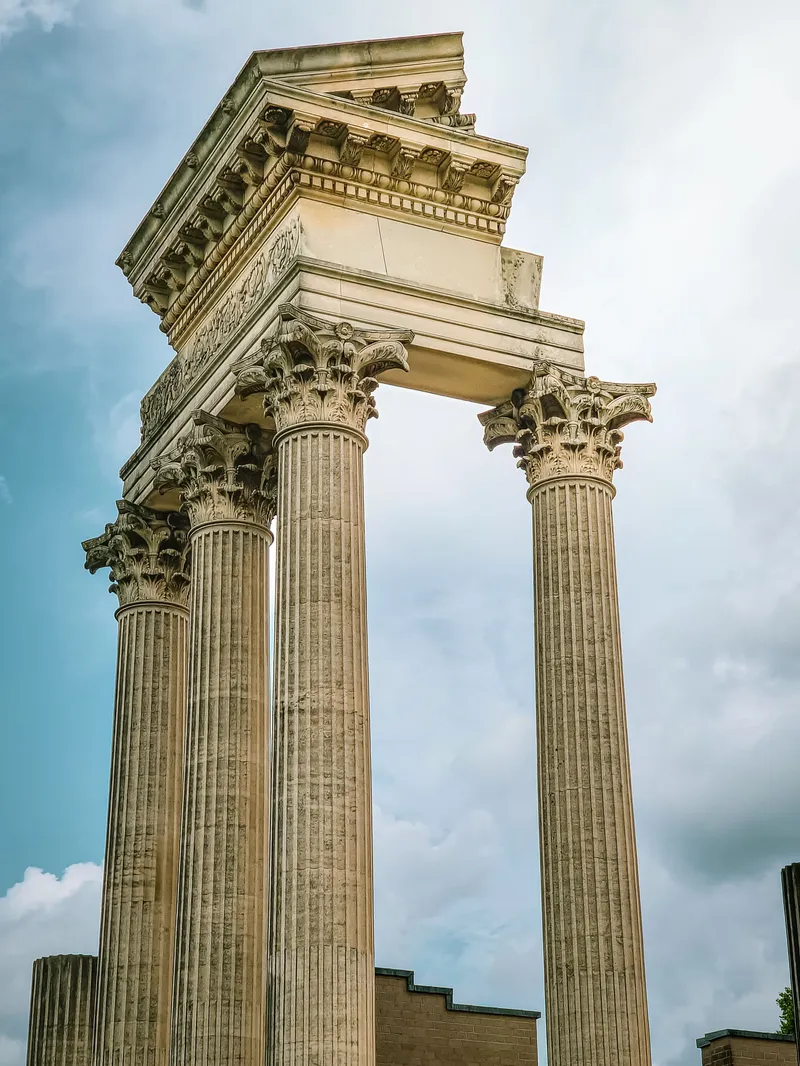 Three Standing Pillars