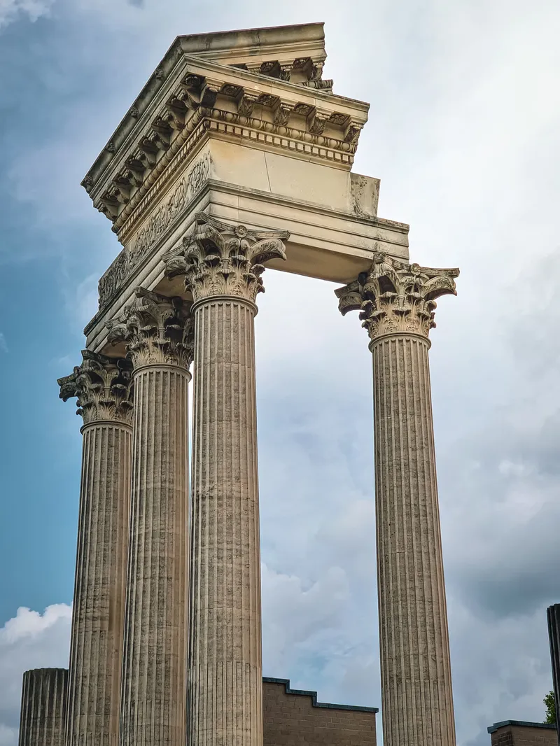 Three Standing Pillars