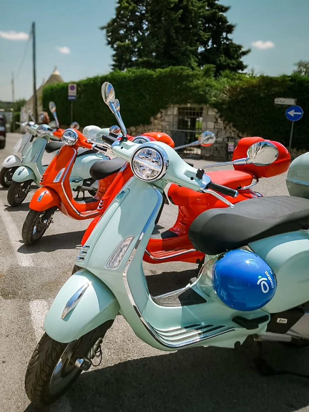 Vespas by the Trulli — Alberobello — Italy